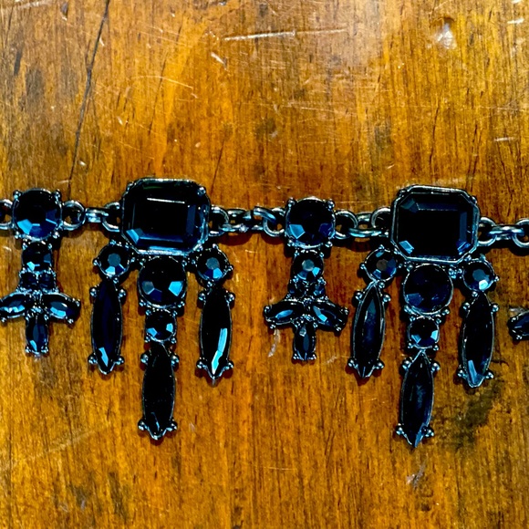 Black Jet Gemstone Hip Belt